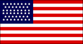 46 Star Flag 1908